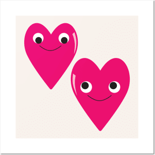 Happy Hearts Posters and Art